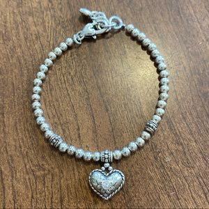 NWOT Brighton silver charmed bracelet